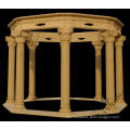 European style pavilion outdoor natural carving stone gazebo